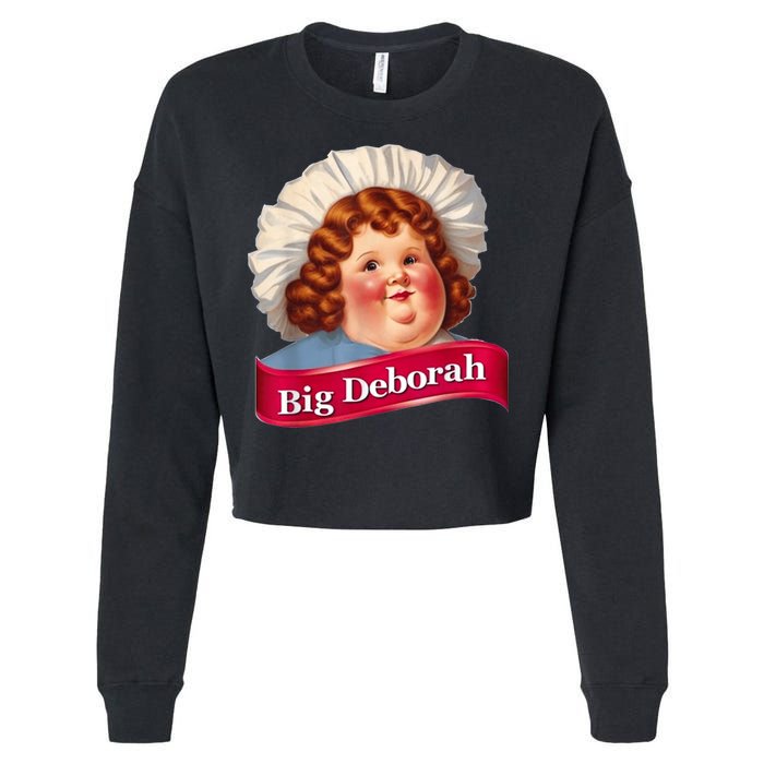 Big Deborah Features The Notsolittle Deborah Cropped Pullover Crew