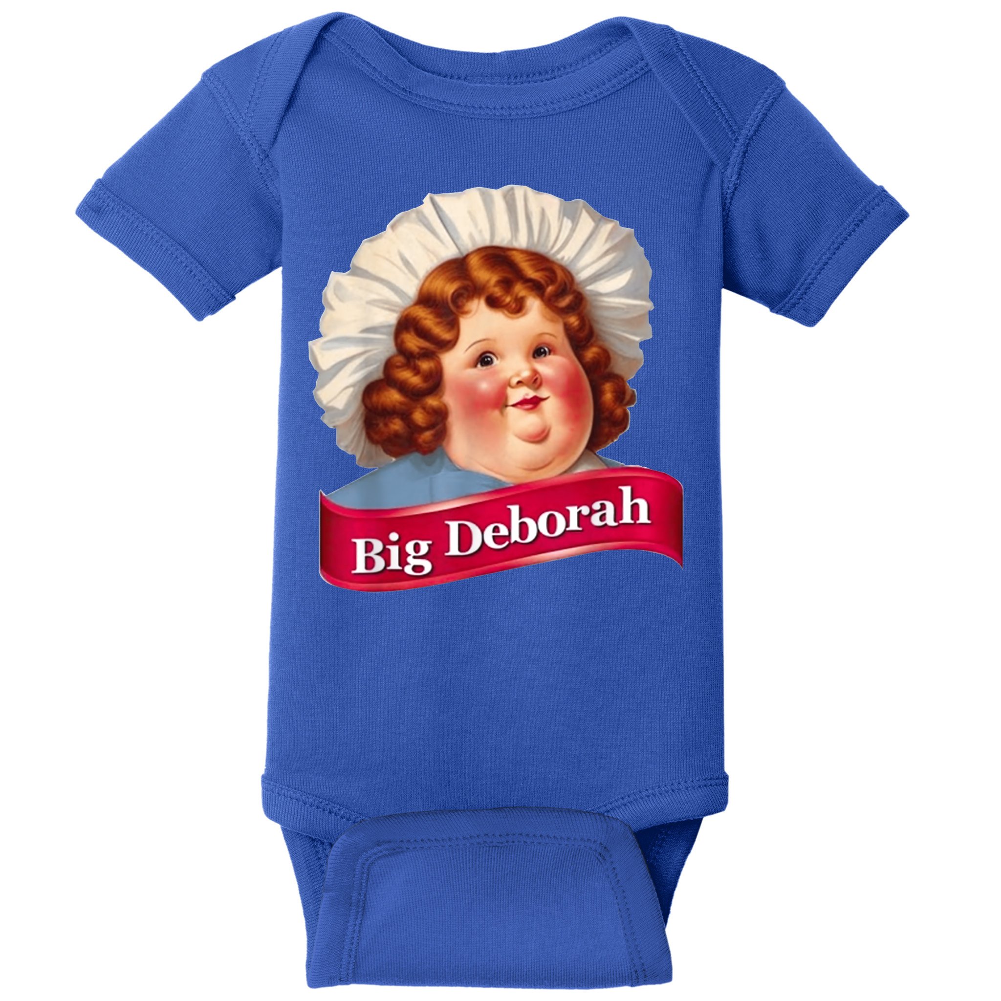 Big Deborah Features The Notsolittle Deborah Baby Bodysuit