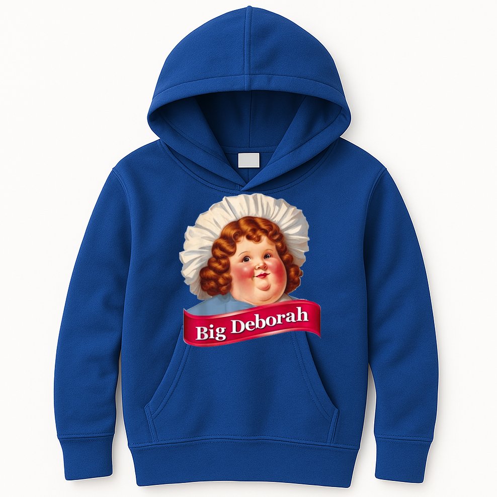 Big Deborah Features The Notsolittle Deborah Kids Hoodie