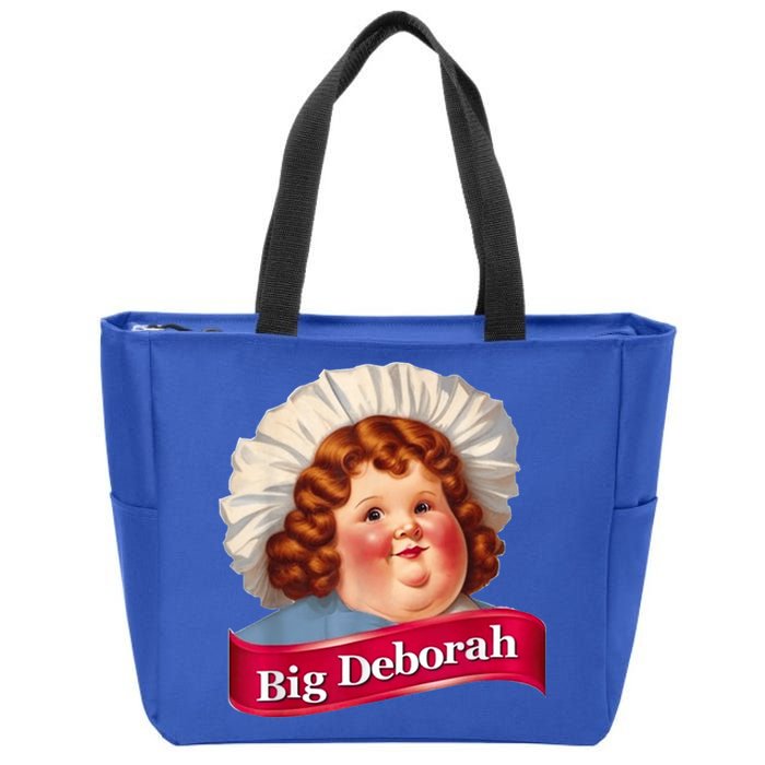Big Deborah Features The Notsolittle Deborah Zip Tote Bag