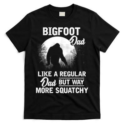 Bigfoot Dad Funny Sasquatch Bigfoot Fathers Day T-Shirt