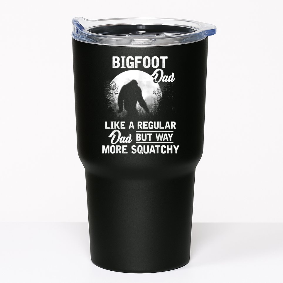 Bigfoot Dad Funny Sasquatch Bigfoot Fathers Day Tumbler