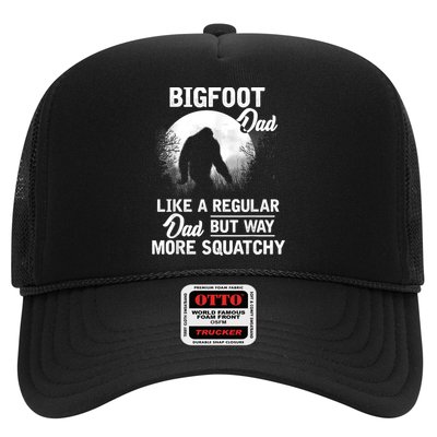 Bigfoot Dad Funny Sasquatch Bigfoot Fathers Day Trucker Hat