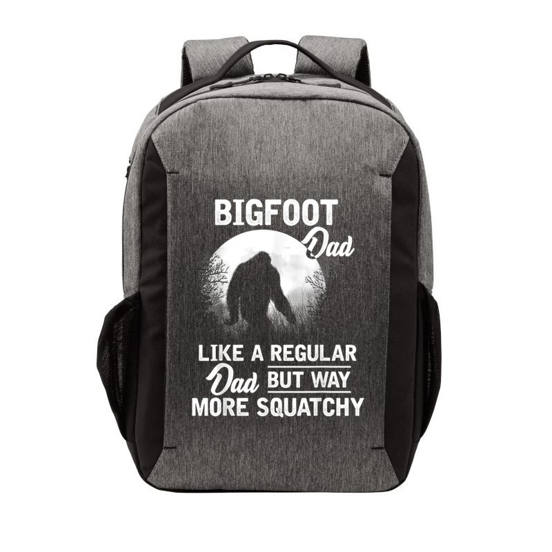 Bigfoot Dad Funny Sasquatch Bigfoot Fathers Day Vector Backpack