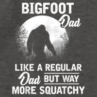 Bigfoot Dad Funny Sasquatch Bigfoot Fathers Day Vector Backpack