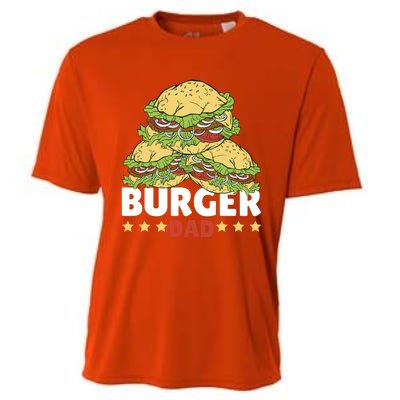 Burger Dad For Fast Food For Father's Day Gift Cooling Performance Crew T-Shirt