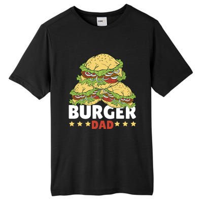 Burger Dad For Fast Food For Father's Day Gift Tall Fusion ChromaSoft Performance T-Shirt