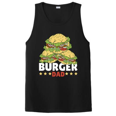 Burger Dad For Fast Food For Father's Day Gift PosiCharge Competitor Tank