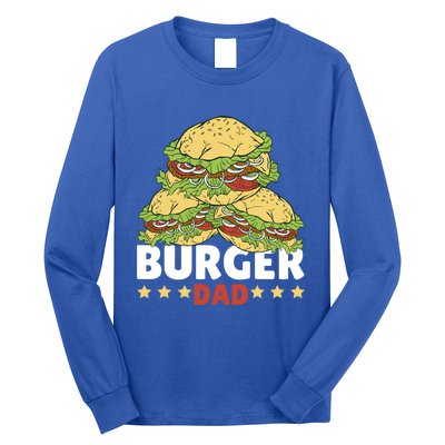 Burger Dad For Fast Food For Father's Day Gift Long Sleeve Shirt