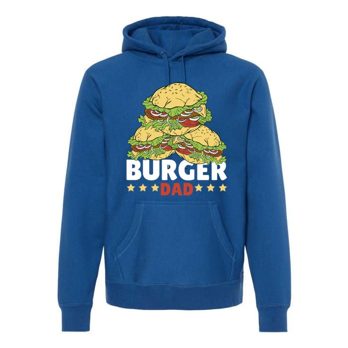 Burger Dad For Fast Food For Father's Day Gift Premium Hoodie