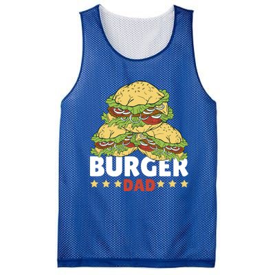 Burger Dad For Fast Food For Father's Day Gift Mesh Reversible Basketball Jersey Tank