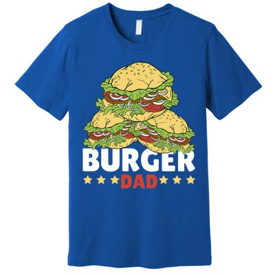 Burger Dad For Fast Food For Father's Day Gift Premium T-Shirt