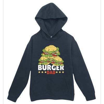 Burger Dad For Fast Food For Father's Day Gift Urban Pullover Hoodie