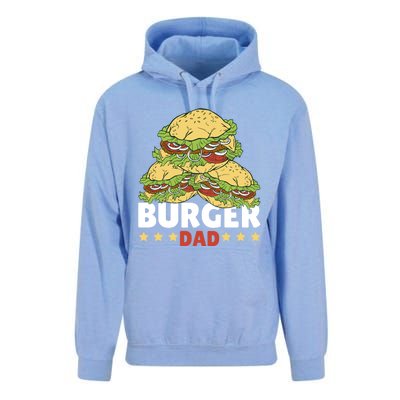 Burger Dad For Fast Food For Father's Day Gift Unisex Surf Hoodie