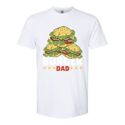 Burger Dad For Fast Food For Father's Day Gift Softstyle CVC T-Shirt