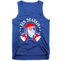 Ben Drankin Funny 4th Of July American Flag Usa Patriotic Gift Tank Top