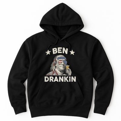 Ben Drankin Funny 4th Of July Hoodie