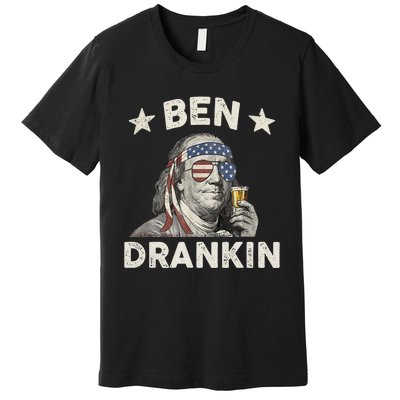 Ben Drankin Funny 4th Of July Premium T-Shirt