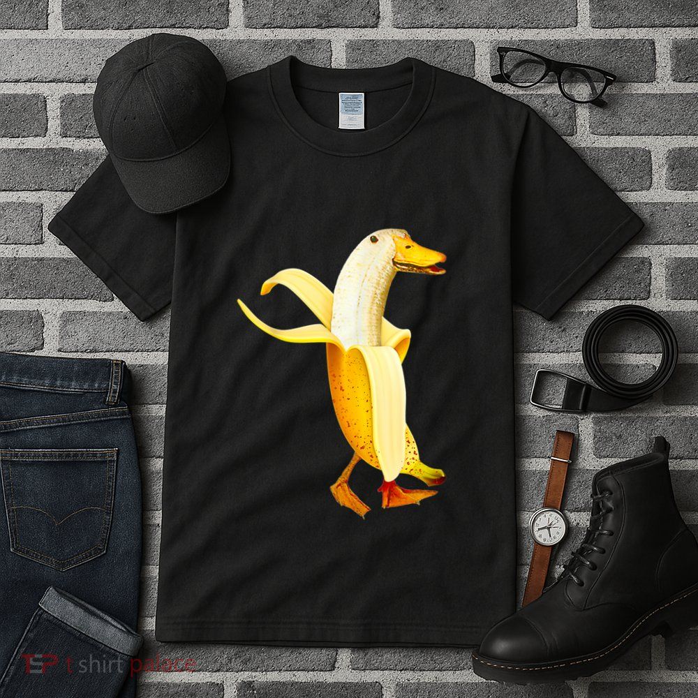Banana Duck. Funny Anthropomorphic Fruit Animals Tall T-Shirt