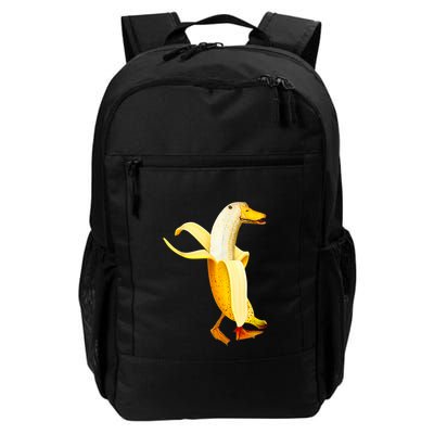 Banana Duck. Funny Anthropomorphic Fruit Animals Daily Commute Backpack