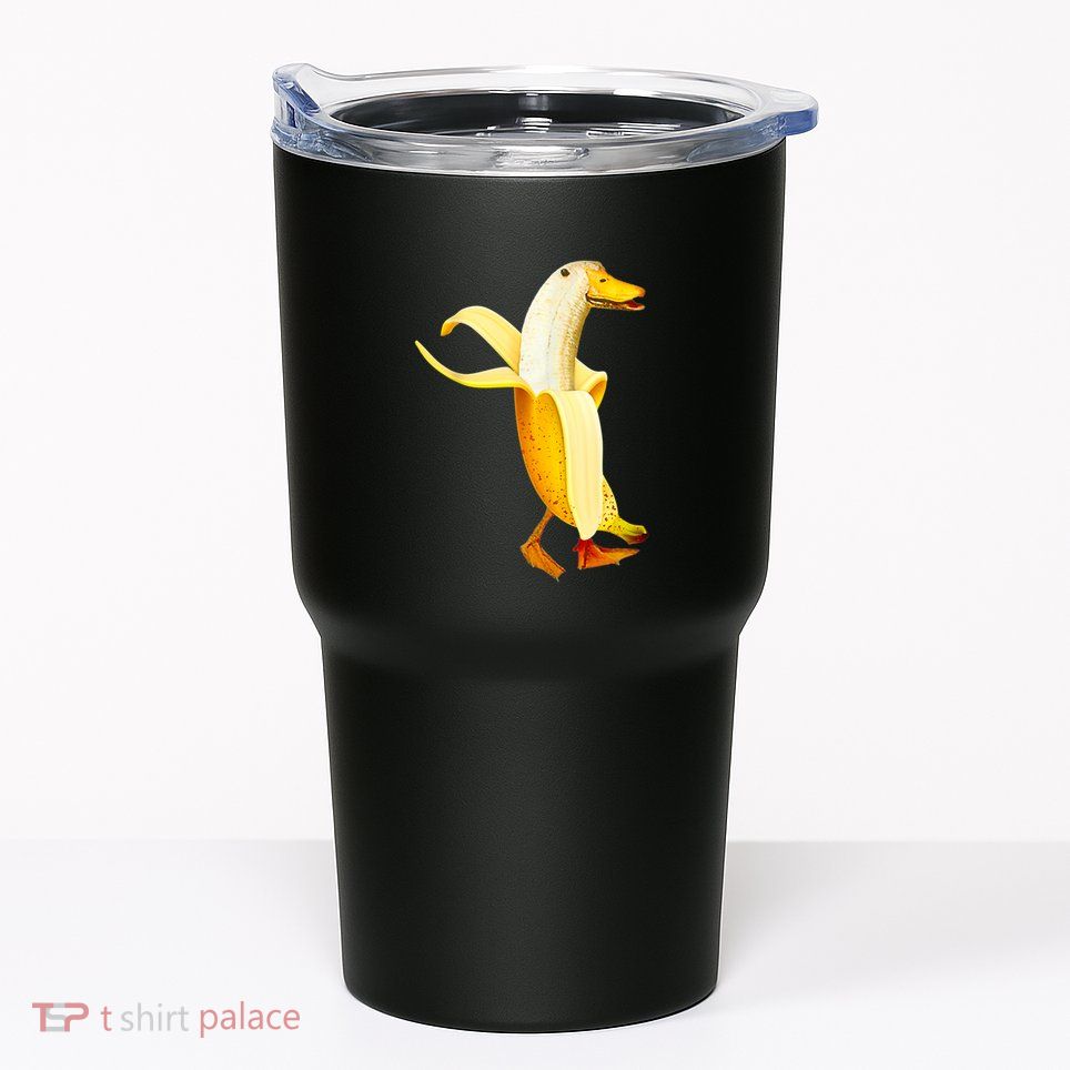 Banana Duck. Funny Anthropomorphic Fruit Animals Tumbler