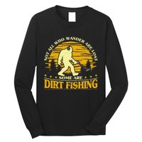 Bigfoot Dirt Fishing Metal Detecting Funny Metal Detecto Long Sleeve Shirt