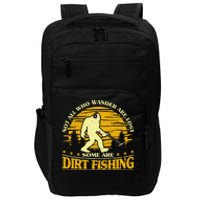 Bigfoot Dirt Fishing Metal Detecting Funny Metal Detecto Impact Tech Backpack