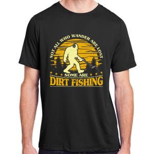 Bigfoot Dirt Fishing Metal Detecting Funny Metal Detecto Adult ChromaSoft Performance T-Shirt