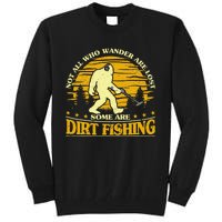 Bigfoot Dirt Fishing Metal Detecting Funny Metal Detecto Tall Sweatshirt