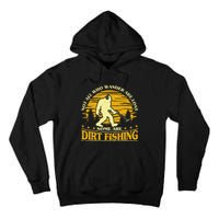 Bigfoot Dirt Fishing Metal Detecting Funny Metal Detecto Tall Hoodie