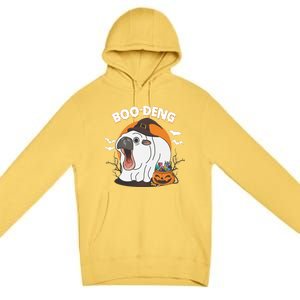 Boo Deng Funny Moo Deng Hallowee Premium Pullover Hoodie