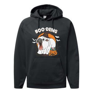 Boo Deng Funny Moo Deng Hallowee Performance Fleece Hoodie