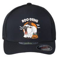 Boo Deng Funny Moo Deng Hallowee Flexfit Unipanel Trucker Cap