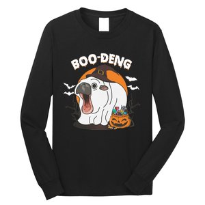 Boo Deng Funny Moo Deng Hallowee Long Sleeve Shirt