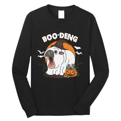 Boo Deng Funny Moo Deng Hallowee Long Sleeve Shirt