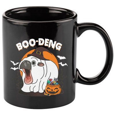 Boo Deng Funny Moo Deng Hallowee 11oz C Handle Ceramic Mug