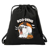 Boo Deng Funny Moo Deng Hallowee Drawstring Bag