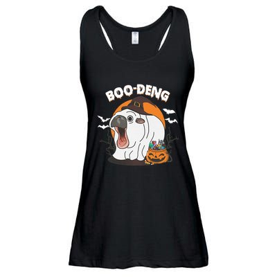 Boo Deng Funny Moo Deng Hallowee Ladies Essential Flowy Tank