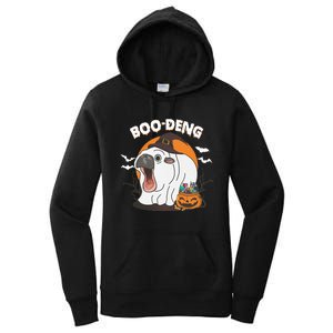 Boo Deng Funny Moo Deng Hallowee Women's Pullover Hoodie