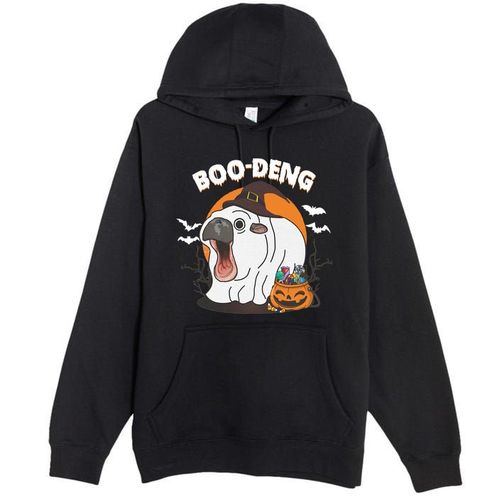 Boo Deng Funny Moo Deng Hallowee Premium Pullover Hoodie