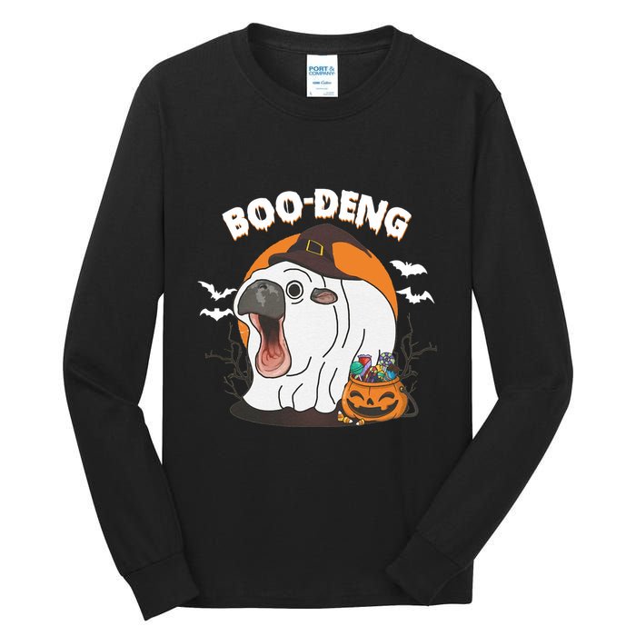 Boo Deng Funny Moo Deng Hallowee Tall Long Sleeve T-Shirt