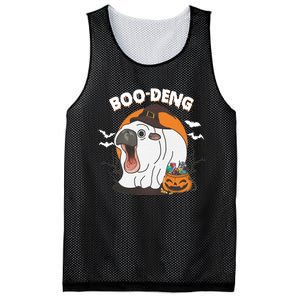 Boo Deng Funny Moo Deng Hallowee Mesh Reversible Basketball Jersey Tank