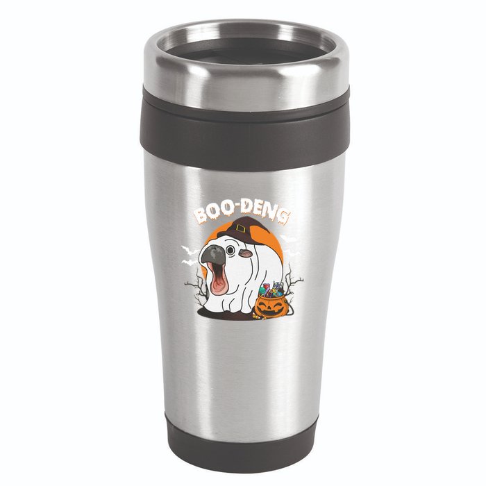 Boo Deng Funny Moo Deng Hallowee 16oz Travel Tumbler