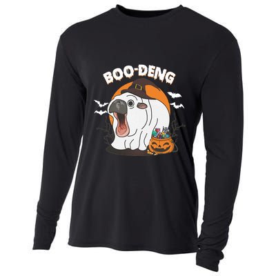 Boo Deng Funny Moo Deng Hallowee Cooling Performance Long Sleeve Crew