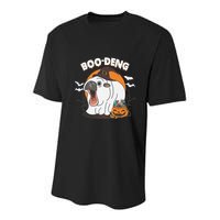 Boo Deng Funny Moo Deng Hallowee Youth Performance Sprint T-Shirt