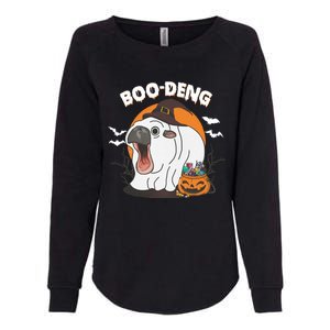 Boo Deng Funny Moo Deng Hallowee Womens California Wash Sweatshirt