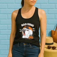 Boo Deng Funny Moo Deng Hallowee Womens Tank Top