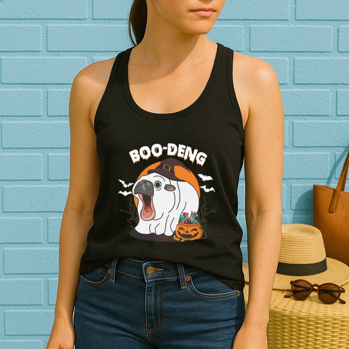 Boo Deng Funny Moo Deng Hallowee Womens Tank Top