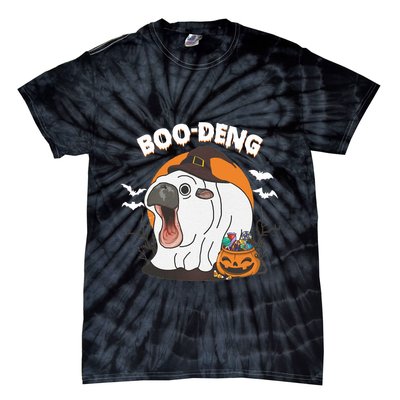 Boo Deng Funny Moo Deng Hallowee Tie-Dye T-Shirt