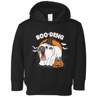 Boo Deng Funny Moo Deng Hallowee Toddler Hoodie